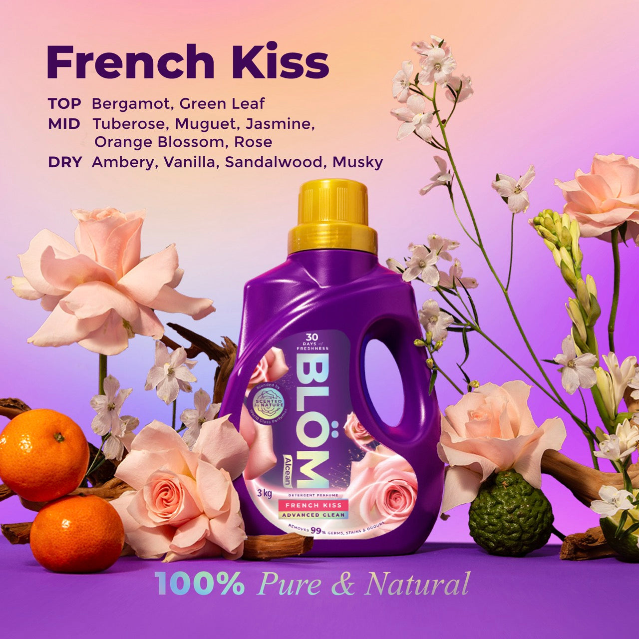 BLÖM 1kg Extra Concentrated Premium Laundry Detergent Perfume