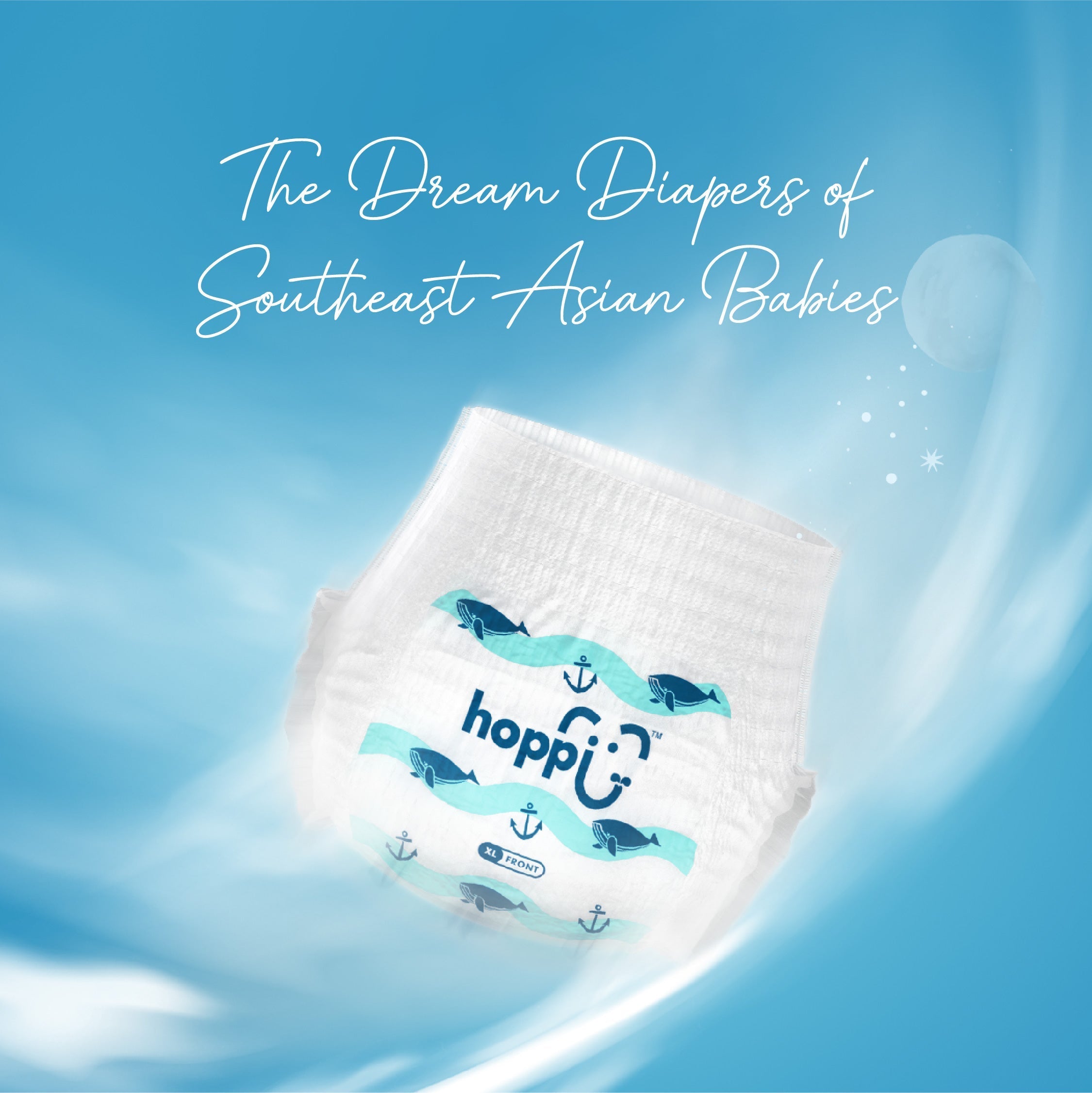[CARTON DEAL] Hoppi AirDream Diapers 2mm Ultracore Technology