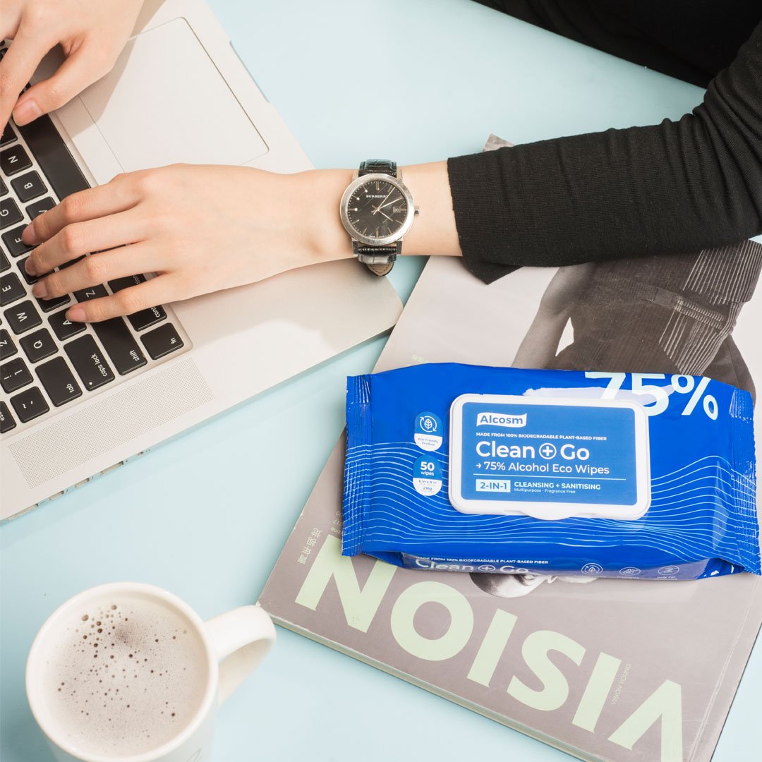 [CARTON DEAL] Alcean 75% Classic Alcohol Wipes (50 Wipes x 8 Bundles x 3 Packs)